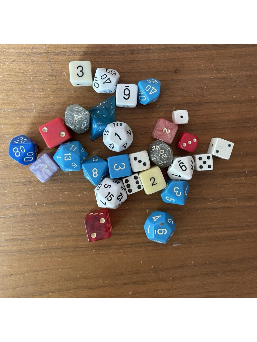 Dice Mixed Lot Of Approx 27 RPG Assorted Colored Dice Game Dice